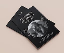 Obituary Booklet Printing